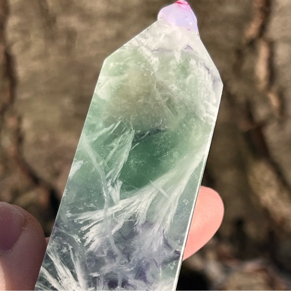 Feather (3) fluorite Tower | crystal - Picture 12 of 15